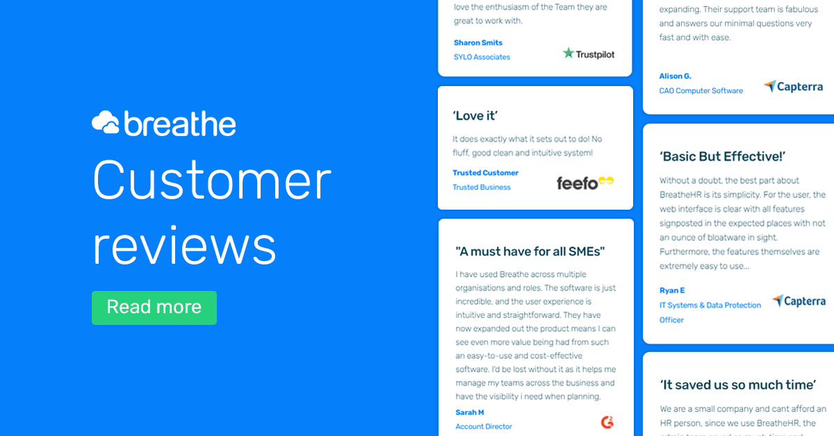 Breathe HR Customer Reviews Breathe